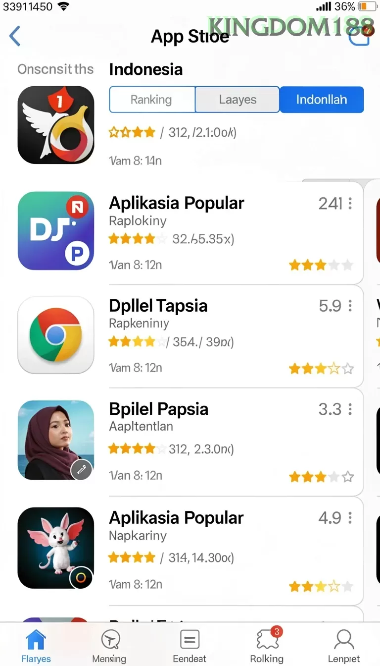 Cuplikan layar ORI33 — halaman utama